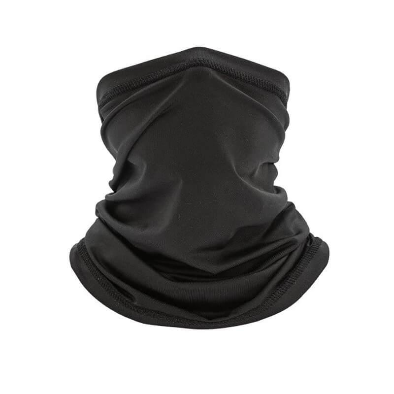 Fashion Sports Elastic Face Neck Turban SF0806 in black, suitable for outdoor activities like running, cycling, and climbing.